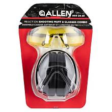 Allen Reaction Shooting Muff & Glasses Combo