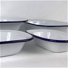 Bakemaster Rectangular Enamel Pie Dish