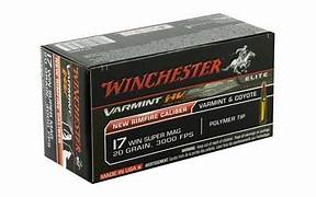 Winchester 17WSM Varmint 50pk