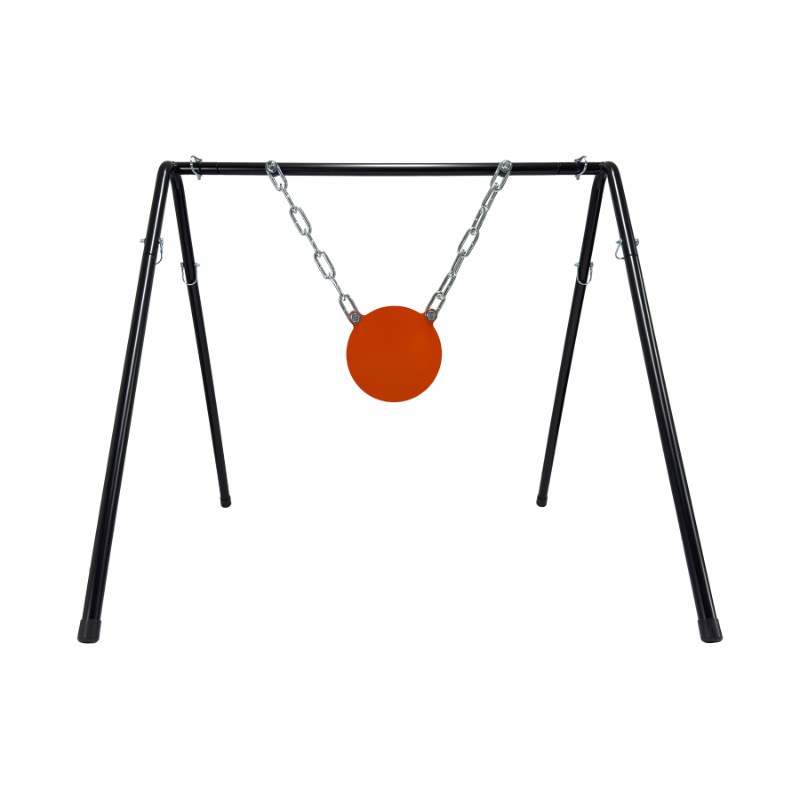 RIDGETEK - 8" x 1/2"AR500 Steel Gong target with Stand
