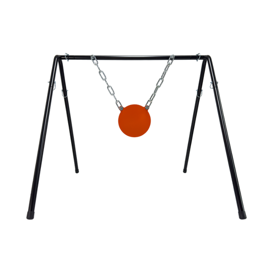 RIDGETEK - 8" x 1/2"AR500 Steel Gong target with Stand