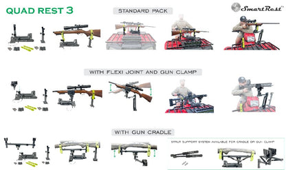 SmartRest Quad Rest 3 Gun Rack