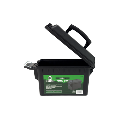 Ridgetek .50Cal Ammo Box Black Inc Padlock