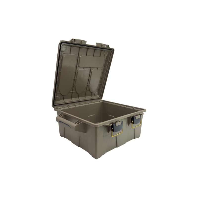 Ridgetek Ammo Crate Utility Box Large Dark Earth Including Padlock
