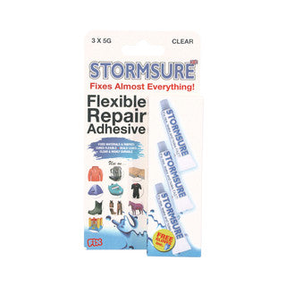 Stormsure Flexible Repair Adhesive 3 x 5g Tubes