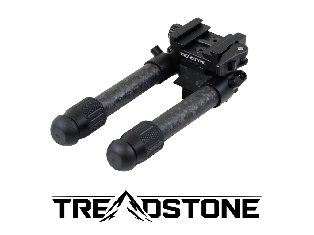 Treadstone Bipod Carbon Leg 6">8.7" PICATINNY or ARCA mountable