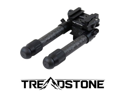 Treadstone Bipod Carbon Leg 6">8.7" PICATINNY or ARCA mountable