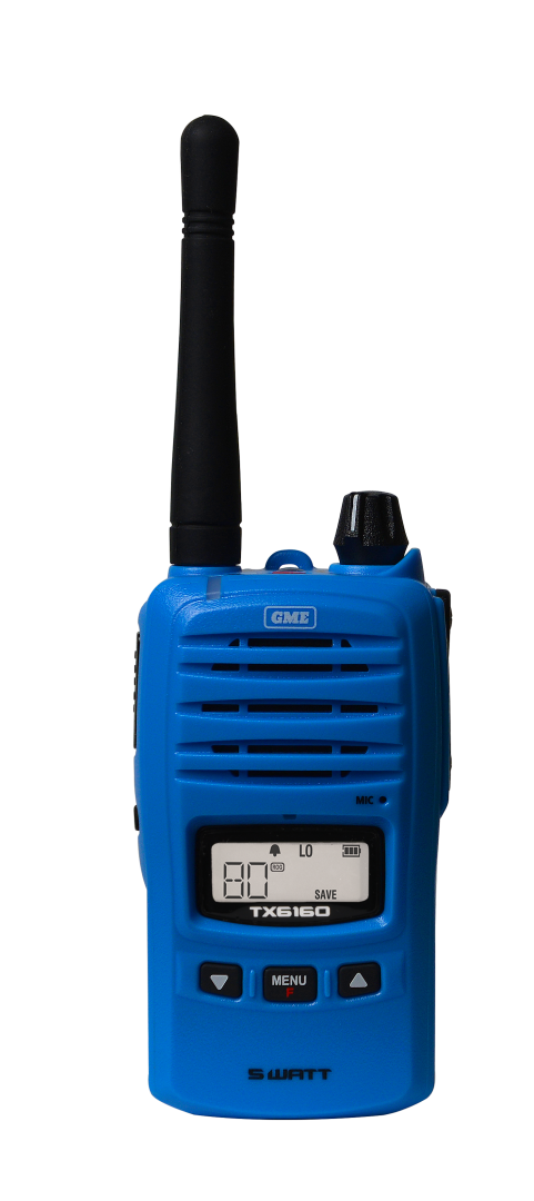 TX6160XBL 5/1 Watt IP67 UHF CB Handheld Radio
