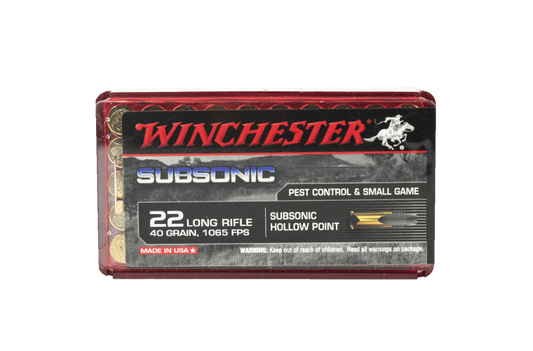 Winchester Subsonic Hollow Point 22lr 50pk