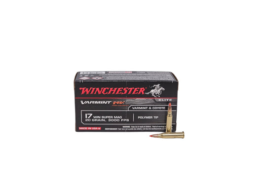 Winchester Varmint HV 17 WSM 20gr 50pk