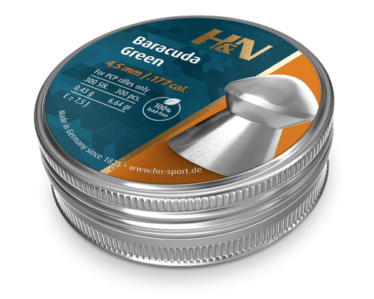 H&N Baracuda Green .177 6064 (300pk)