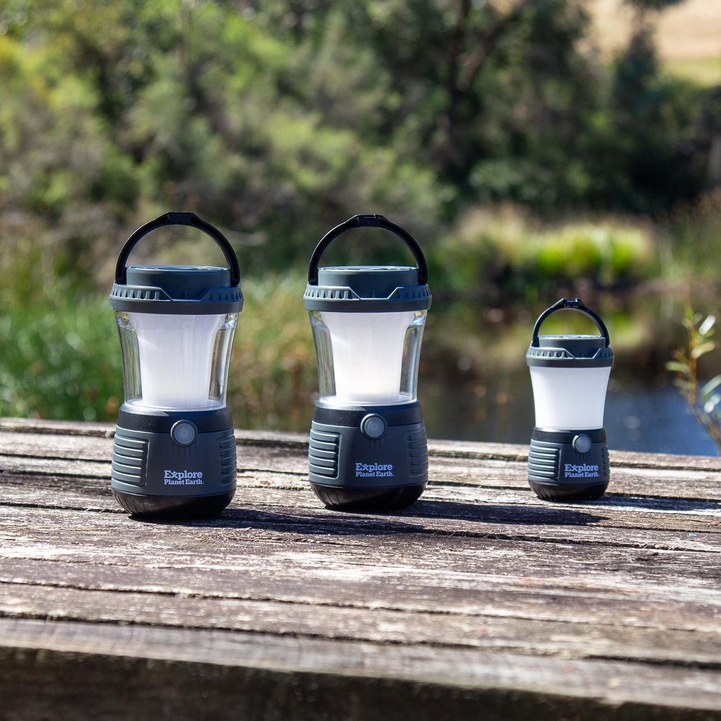 Explore Planet Earth 450 LED camping lantern
