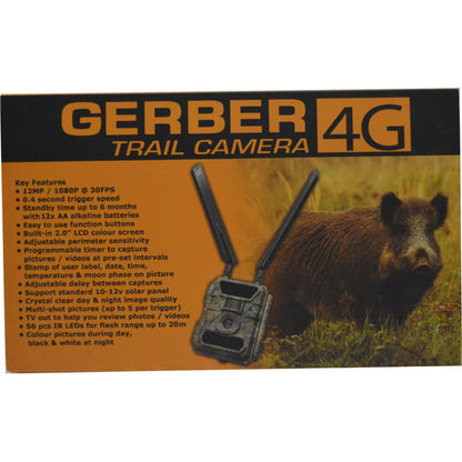 Gerber 4G all AU Networks Trail Camera