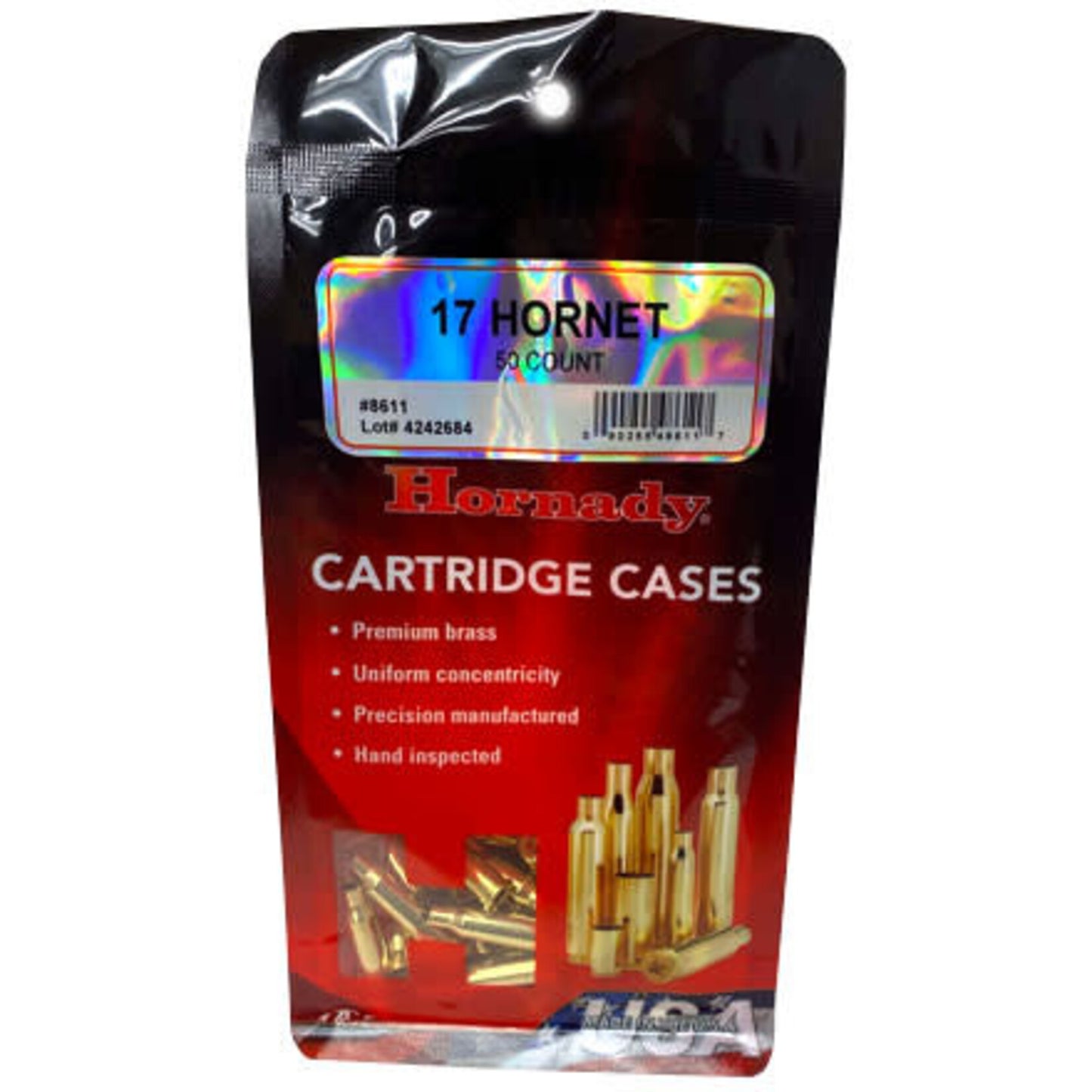 17 Hornet Brass 50 pack