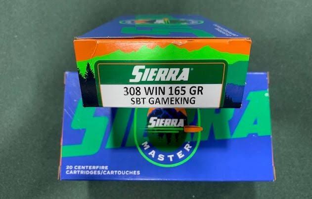 SIERRA 308 win 165g Gameking SBT