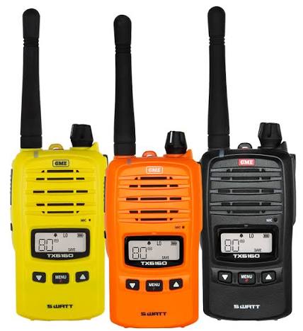 GME TX6160 5/1 Watt IP67 UHF Handheld Radio