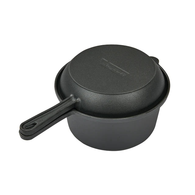 Campfire 2.3 quart saucepan with skillet lid