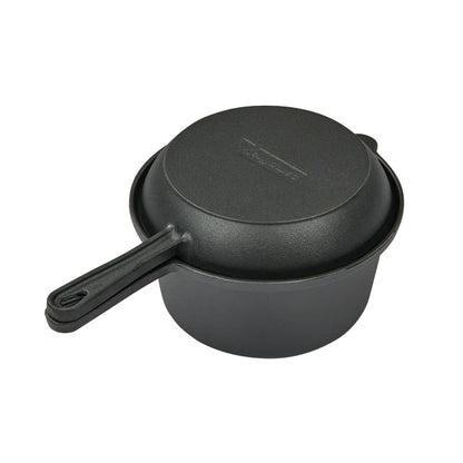 Campfire 2.3 quart saucepan with skillet lid