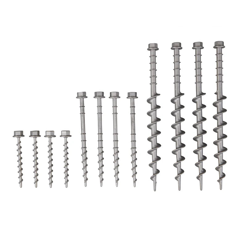 Screw-In Aluminium Peg Kit 22 Piece