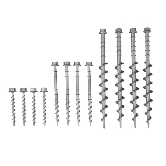 Screw-In Aluminium Peg Kit 22 Piece