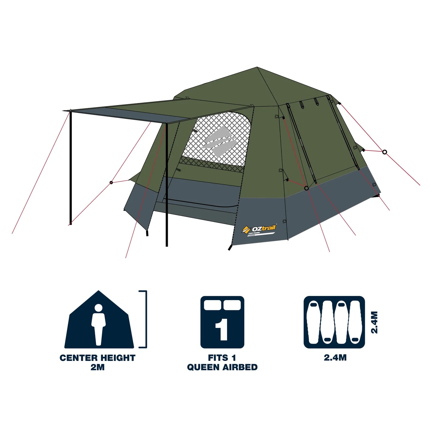 Tent Fast Frame 4 Person