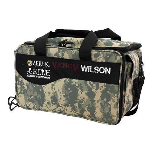 Wilson Fighter Large 3 Tray Tackle Bag Camo Green & Black