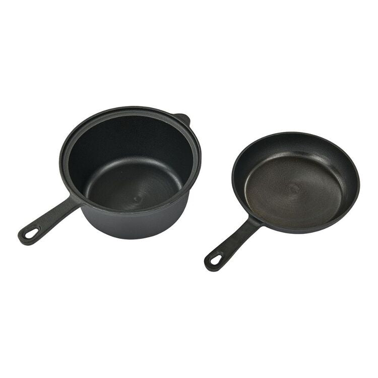 Campfire 2.3 quart saucepan with skillet lid