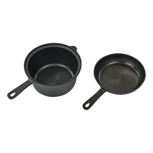 Campfire 2.3 quart saucepan with skillet lid