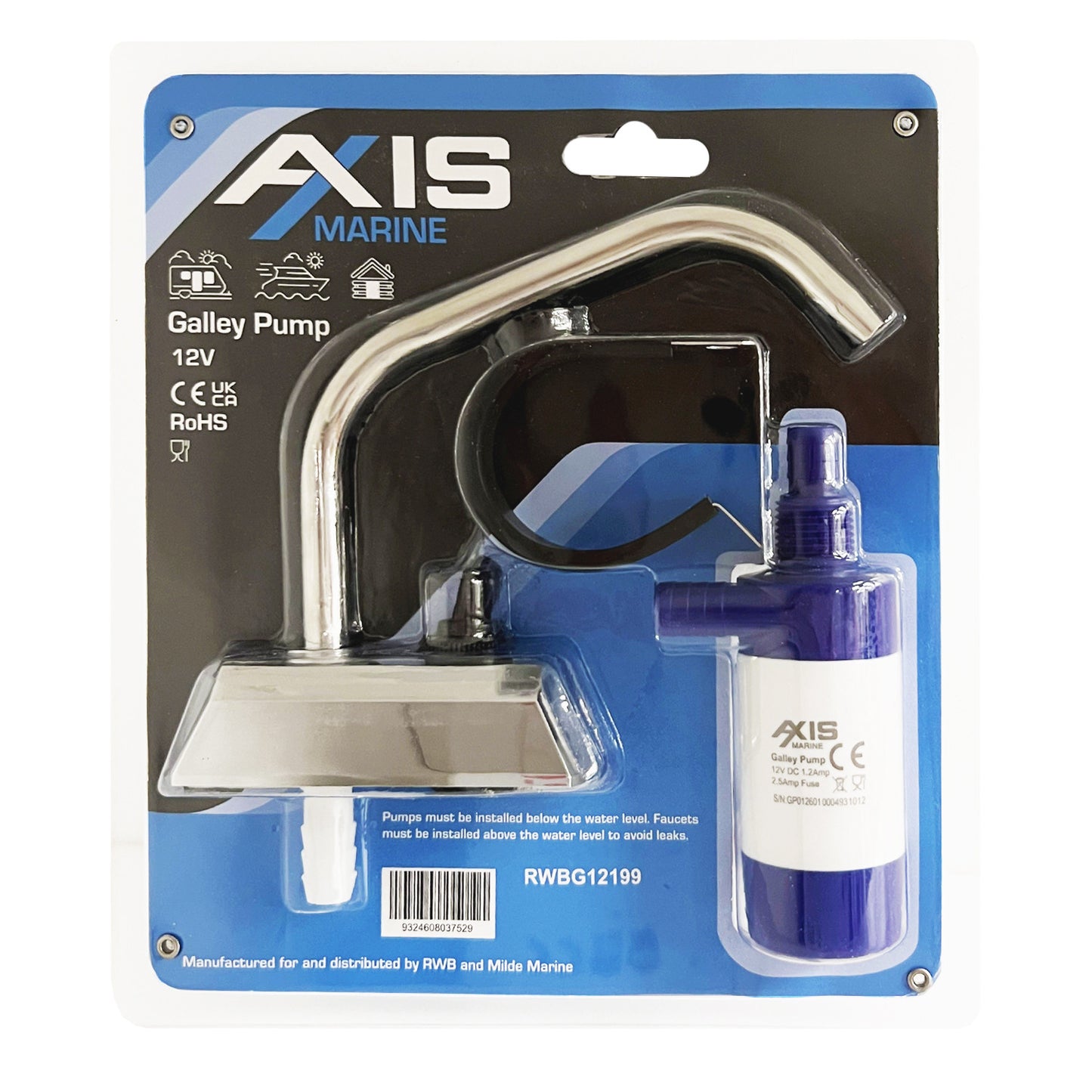 Galley Pump and Faucet kit 12volt