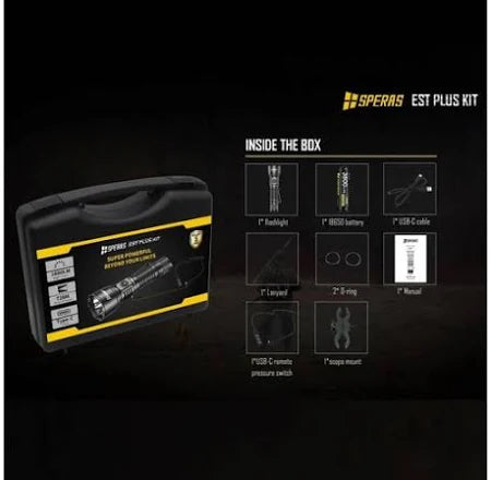 Speras Est Plus LED Torch Hunters Kit