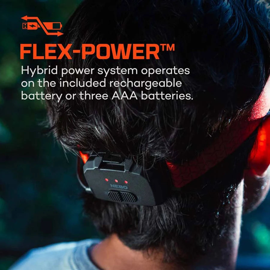 NEBO - CURV 600 FLEX, Rechargeable Headlamp