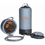 Wildtrak Handheld 15 Litre Portable Shower Bag with Foot Pump