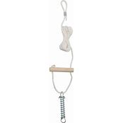 Guy rope white with wooden runner & spring