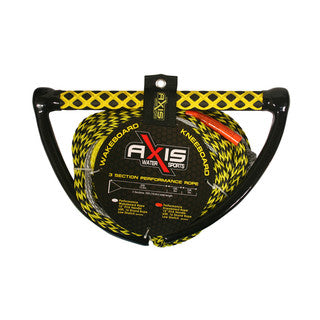 ROPE KNEEBOARDBOARD & WAKEBOARD 15 HANDLE 3 SECTION